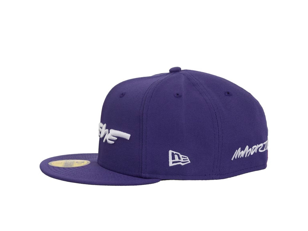 Supreme Futura New Era 59Fifty Fitted Hat Dark Purple - SS24H95-PUR