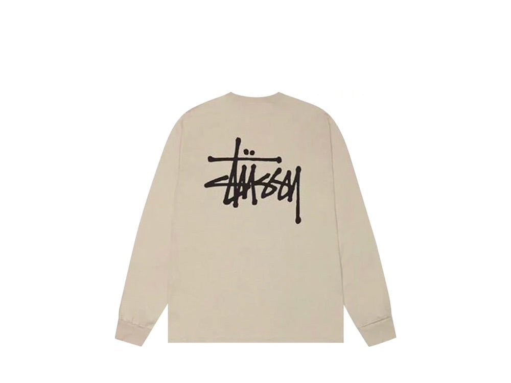 Stussy Basic Long Sleeve Tee Khaki