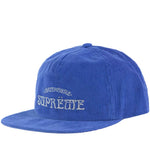 Supreme Champagne Corduroy 5-Panel Cap Blue - SS24H66-BLU