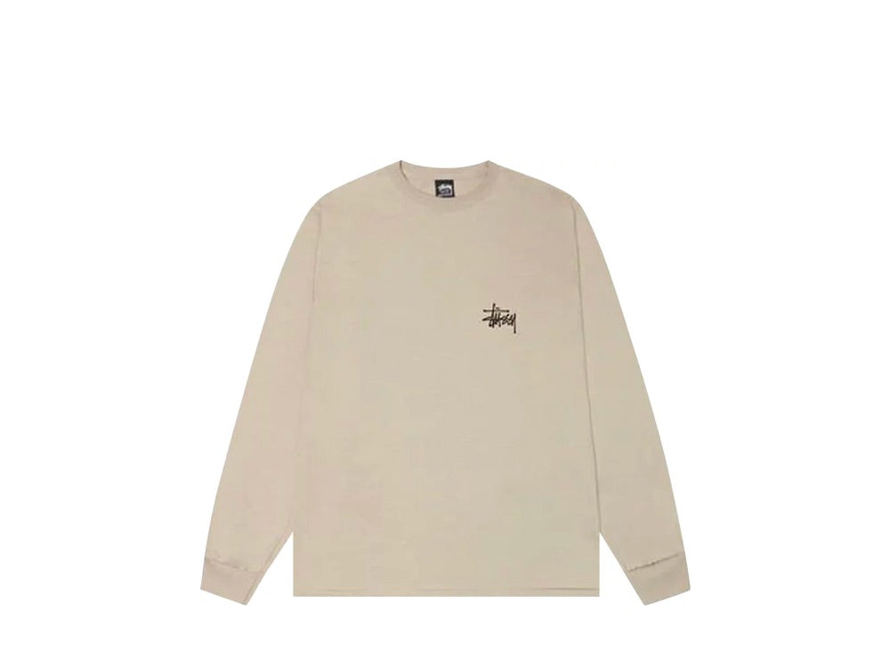 Stussy Basic Long Sleeve Tee Khaki