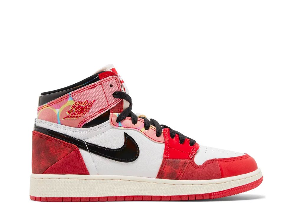 Air Jordan 1 High OG Spider-Man Across the Spider-Verse (GS)-DV1753-601