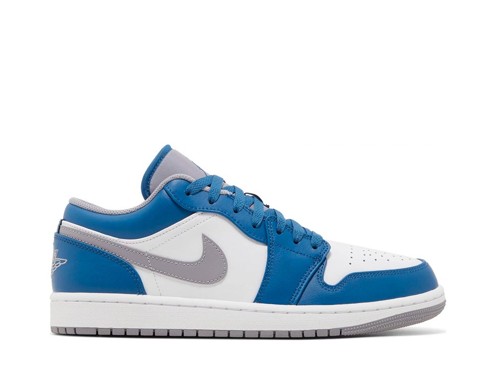 Air Jordan 1 Low True Blue-553558-412