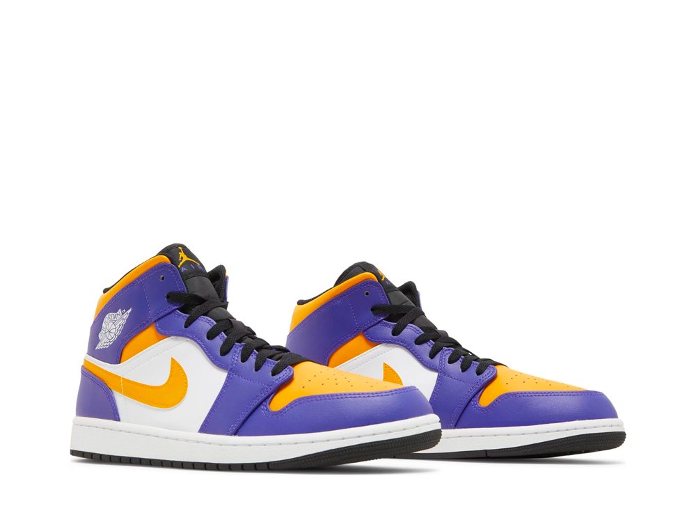 Jordan 1 mid lakers cheap gs