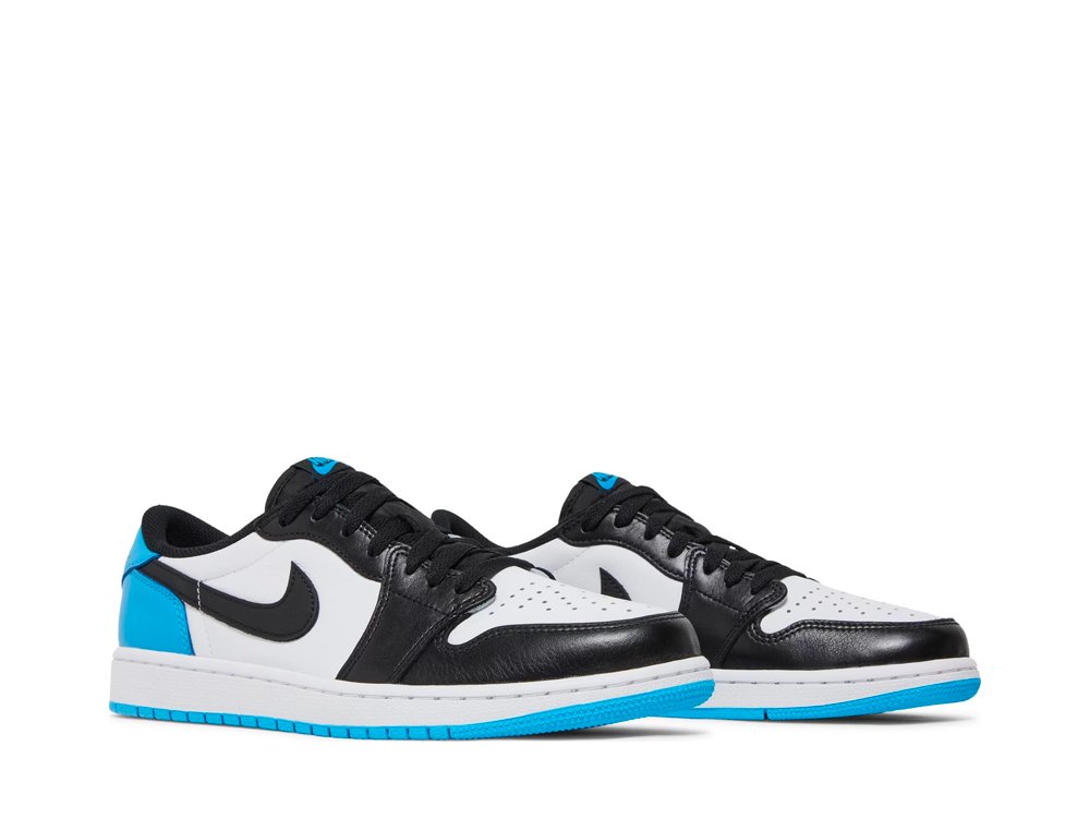 Air Jordan 1 Retro Low OG Black Dark Powder Blue-CZ0790-104