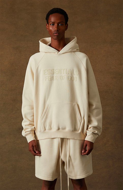 Fear of God Essentials Hoodie Egg Shell-