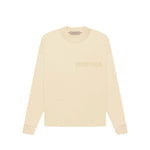 Fear of God Essentials Long Sleeve T-shirt Egg Shell-N/A