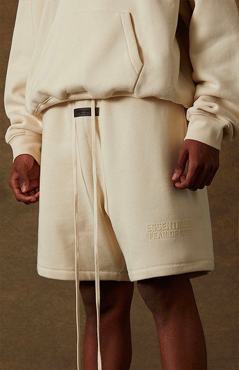 Fear of God Essentials Sweatshorts Egg Shell-N/A