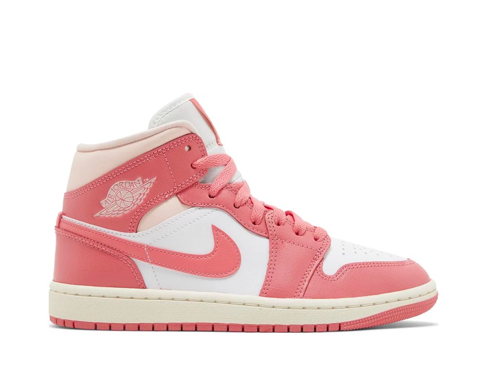 Jordan 1 Mid Strawberries and Cream (W)-BQ6472-186