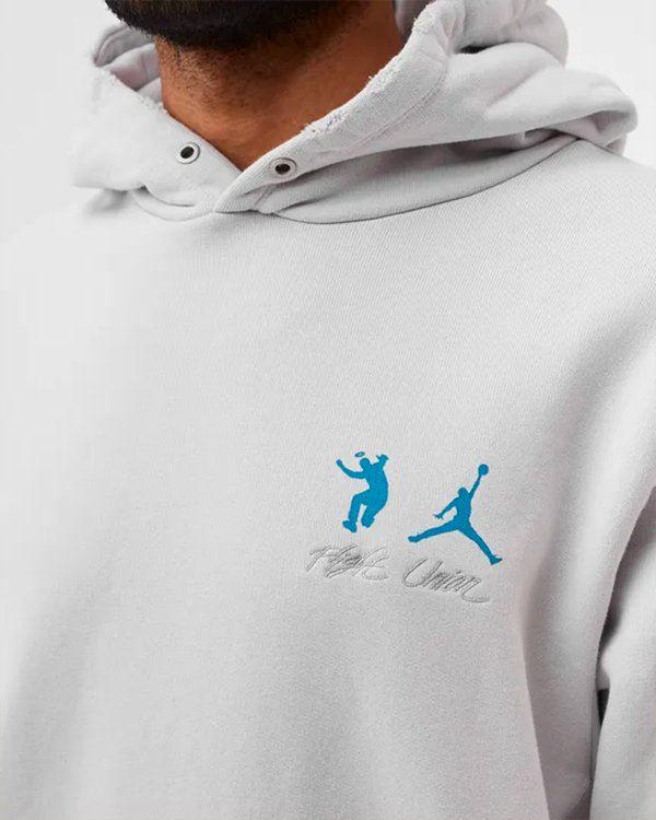 Jordan x Union M J FLC Hoodie Photon Dust – Elusive Sneaks