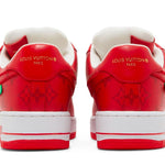 Louis Vuitton Nike Air Force 1 Low By Virgil Abloh - White Red-