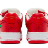 Louis Vuitton Nike Air Force 1 Low By Virgil Abloh - White Red-