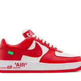 Louis Vuitton Nike Air Force 1 Low By Virgil Abloh - White Red-