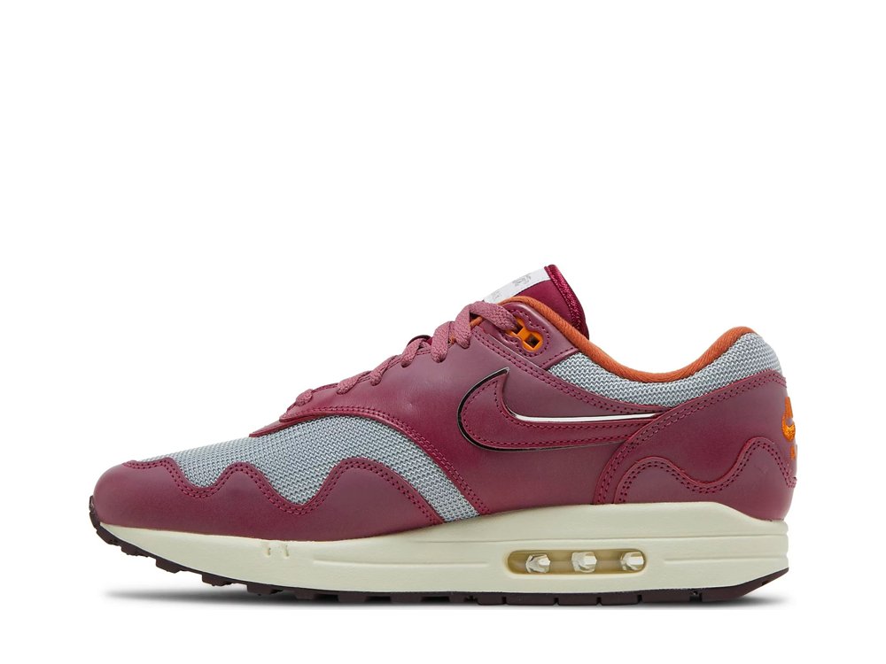 Nike Air Max 1 Patta Waves Rush Maroon (with Bracelet)-DO9549-001