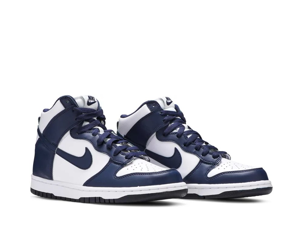 Nike Dunk High Championship Navy (GS)-DB2179-104