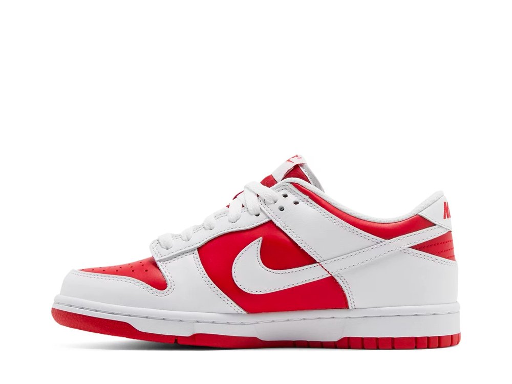 Nike Dunk Low Championship Red (2021) (GS)-CW1590-600