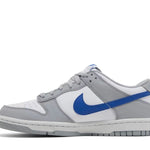 Nike Dunk Low Mini Swoosh Wolf Grey Game Royal (GS)-FN3878-001