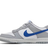 Nike Dunk Low Mini Swoosh Wolf Grey Game Royal (GS)-FN3878-001