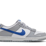 Nike Dunk Low Mini Swoosh Wolf Grey Game Royal (GS)-FN3878-001