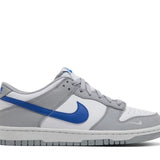 Nike Dunk Low Mini Swoosh Wolf Grey Game Royal (GS)-FN3878-001