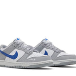 Nike Dunk Low Mini Swoosh Wolf Grey Game Royal (GS)-FN3878-001