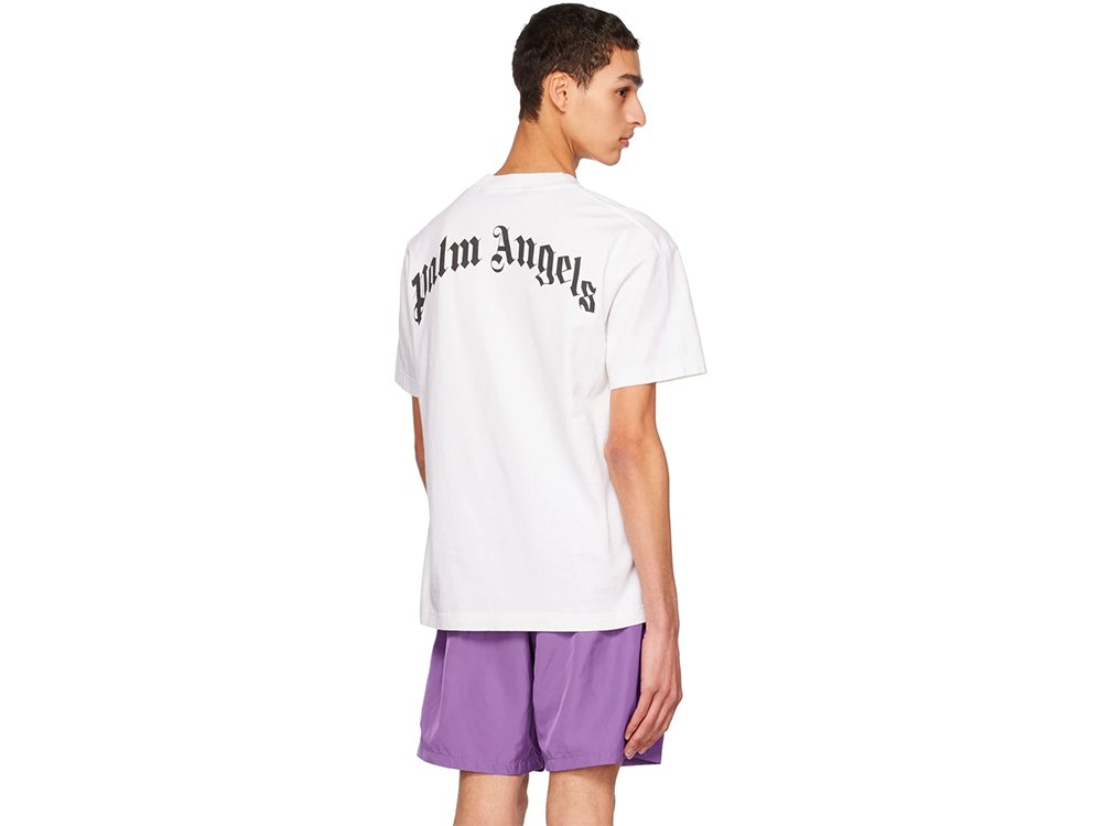 Palm Angels Shark T-Shirt White-PMAA001S22JER0110110
