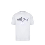 Palm Angels Shark T-Shirt White-PMAA001S22JER0110110