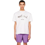 Palm Angels Shark T-Shirt White-PMAA001S22JER0110110