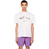 Palm Angels Shark T-Shirt White-PMAA001S22JER0110110