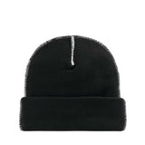 Supreme Contrast Stitch Beanie Black-N/A