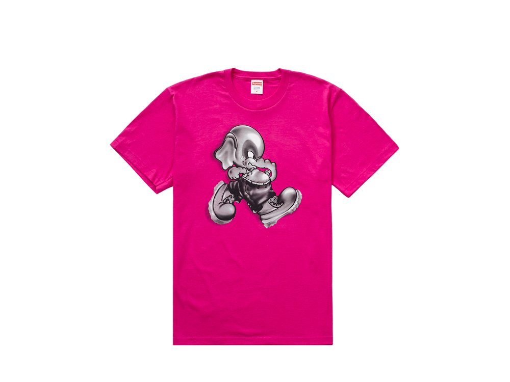 Supreme Elephant Tee Magenta-N/A