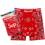 Supreme Hanes Bandana Boxer Briefs (2 Pack) Red-N/A