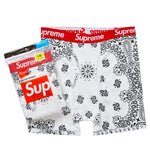 Supreme Hanes Bandana Boxer Briefs (2 Pack) White-N/A