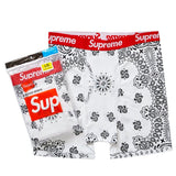 Supreme Hanes Bandana Boxer Briefs (2 Pack) White-N/A