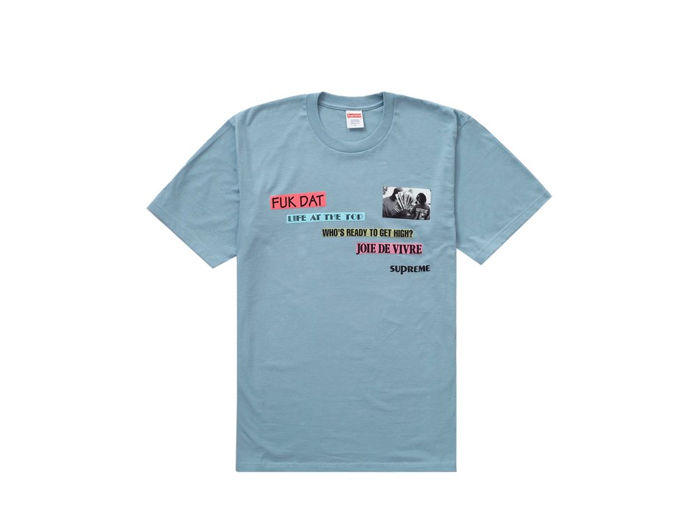 Supreme Joie De Vivre Tee Dusty Blue-N/A