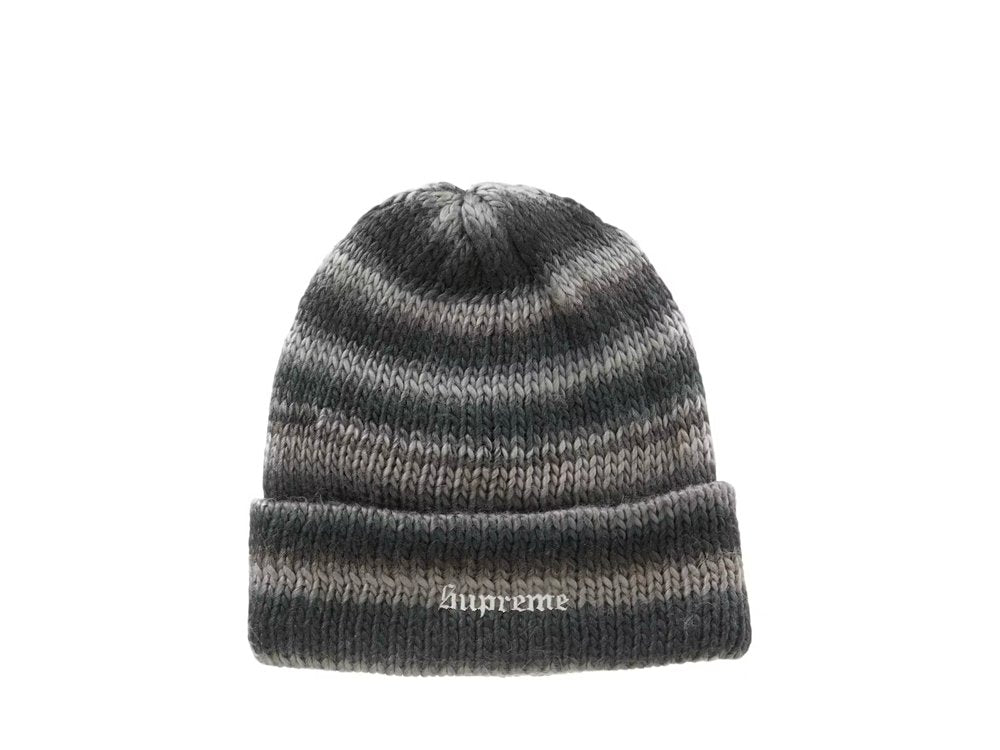 Supreme Ombré Stripe Beanie Black-N/A