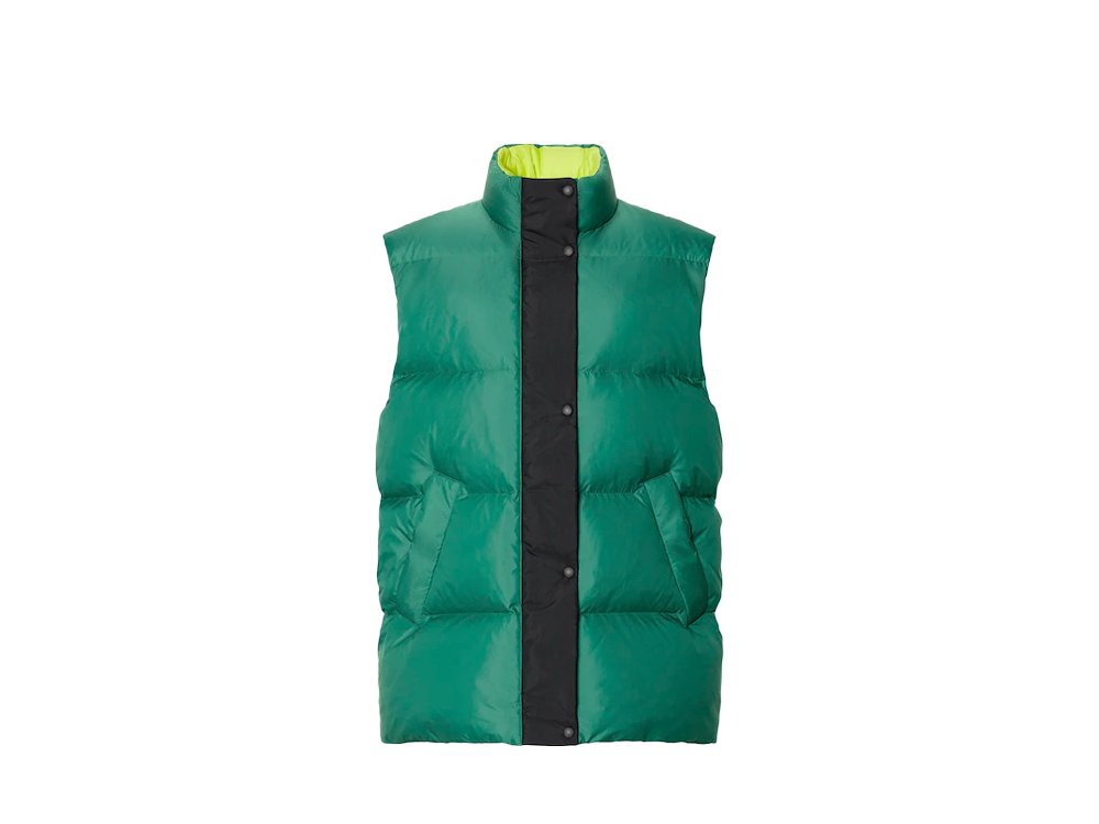 Uniqlo Marni Down Oversized Vest Green-N/A